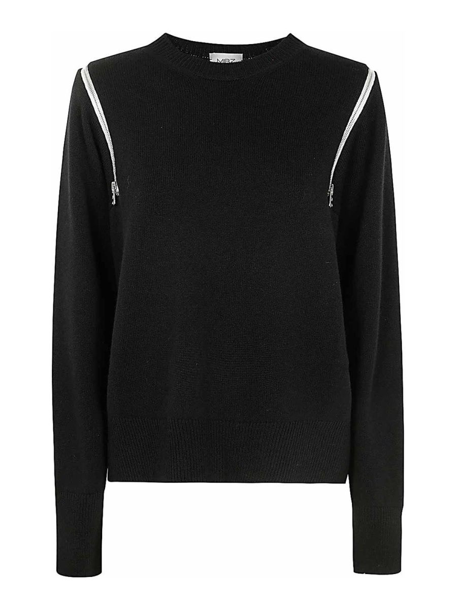 MRZ Pull Col Rond - Noir