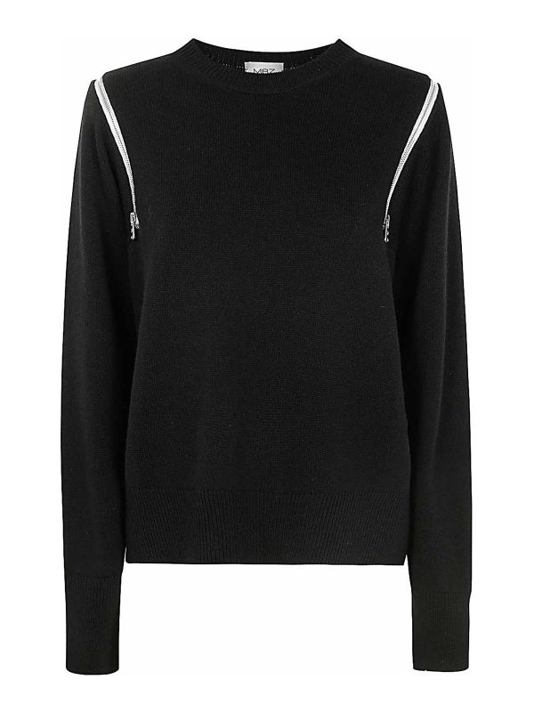 MRZ Pull Col Rond - Noir