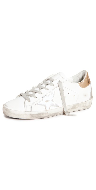 Golden Goose Superstar Sneakers White/Silver/Gold