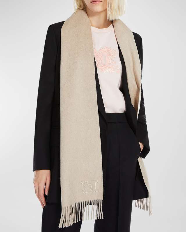 WS Dalia Beige Cashmere Stole