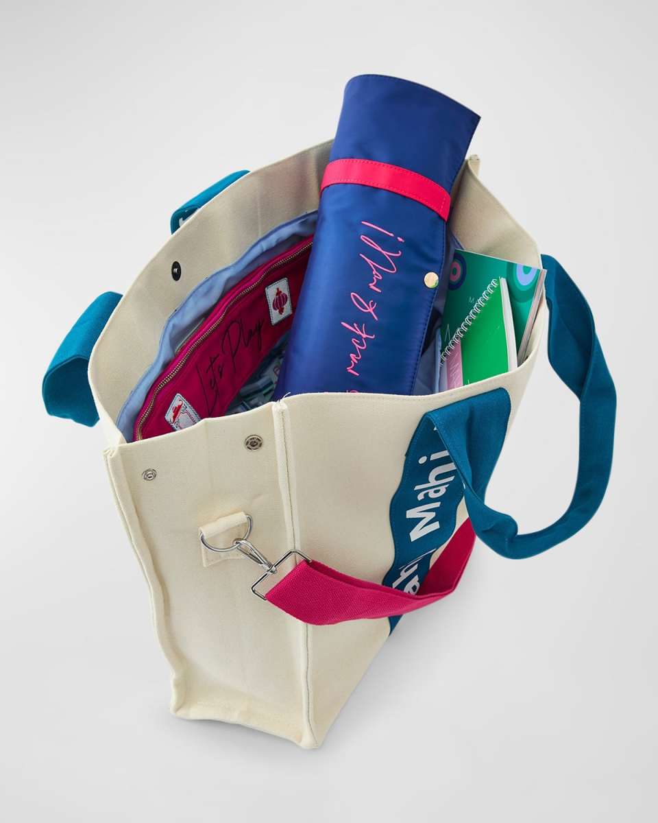 Mahj-It-All 2.0 Tote Bag, Teal