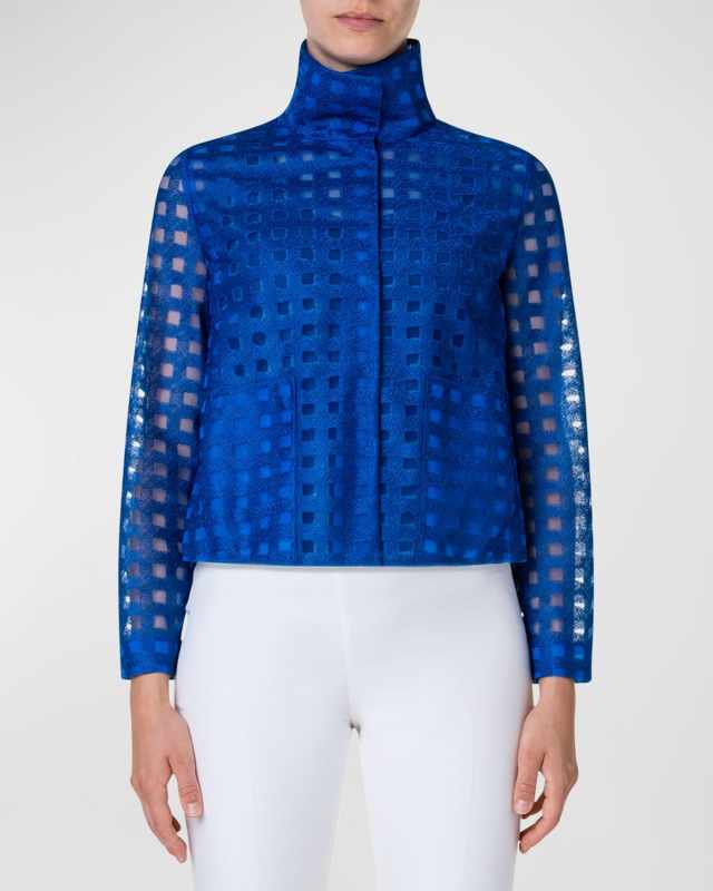 Castro Short Jacket w/ Square Embroidery