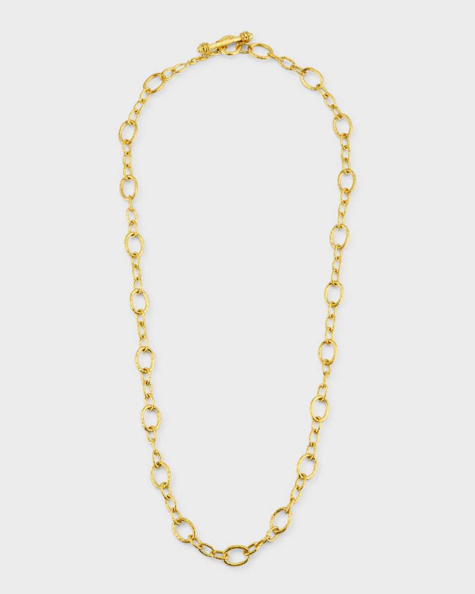19k Small Garda Chain Link Necklace