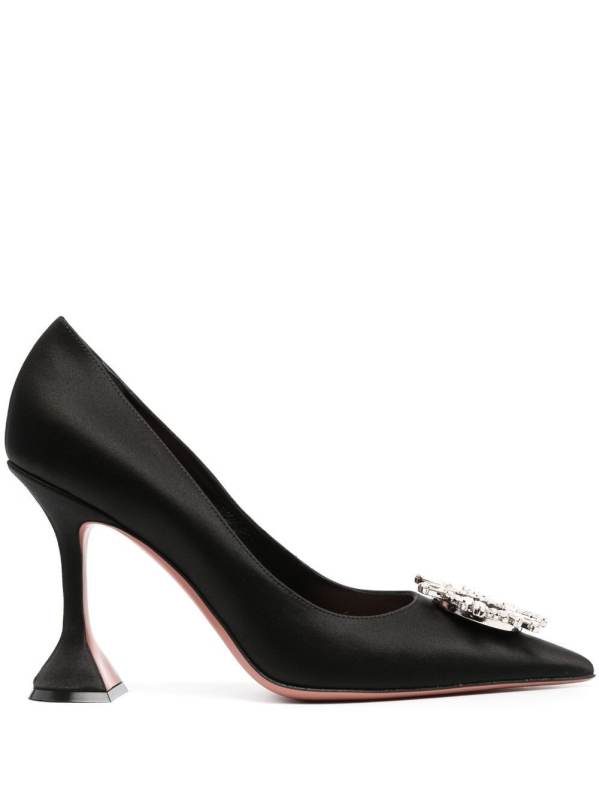 Begum crystal-embellished 95mm pumps