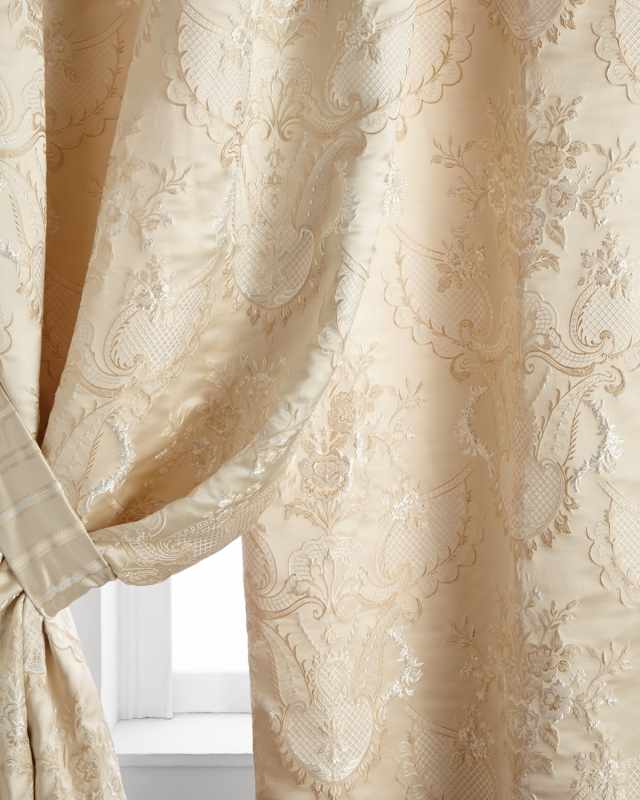Two 52"W x 96"L Charlotte Curtains