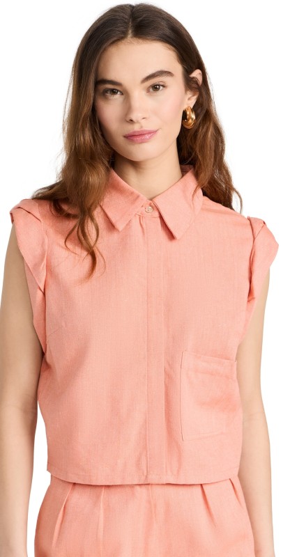 HEVRON Isla Top Apricot