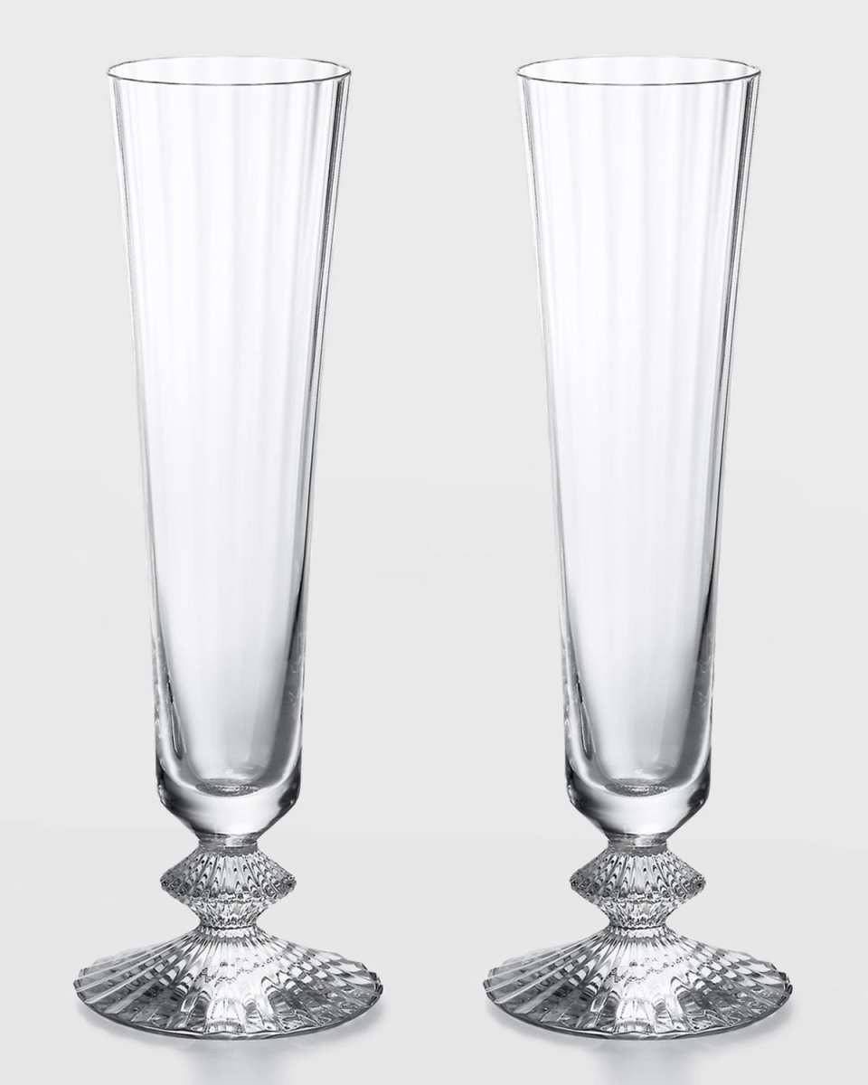 Mille Nuits Champagne Flutes, Set of 2