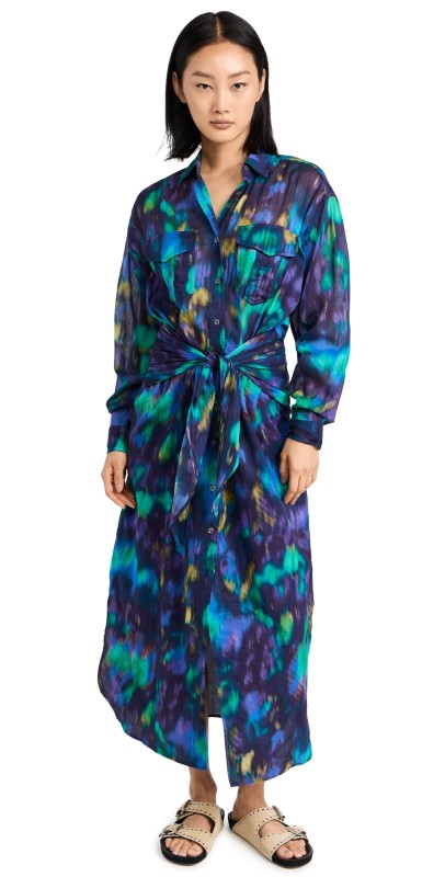 Isabel Marant Étoile Nesly Dress Blue/Green