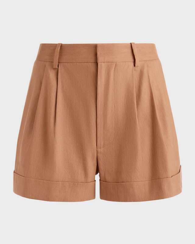 Conry Pleated Cuff Shorts