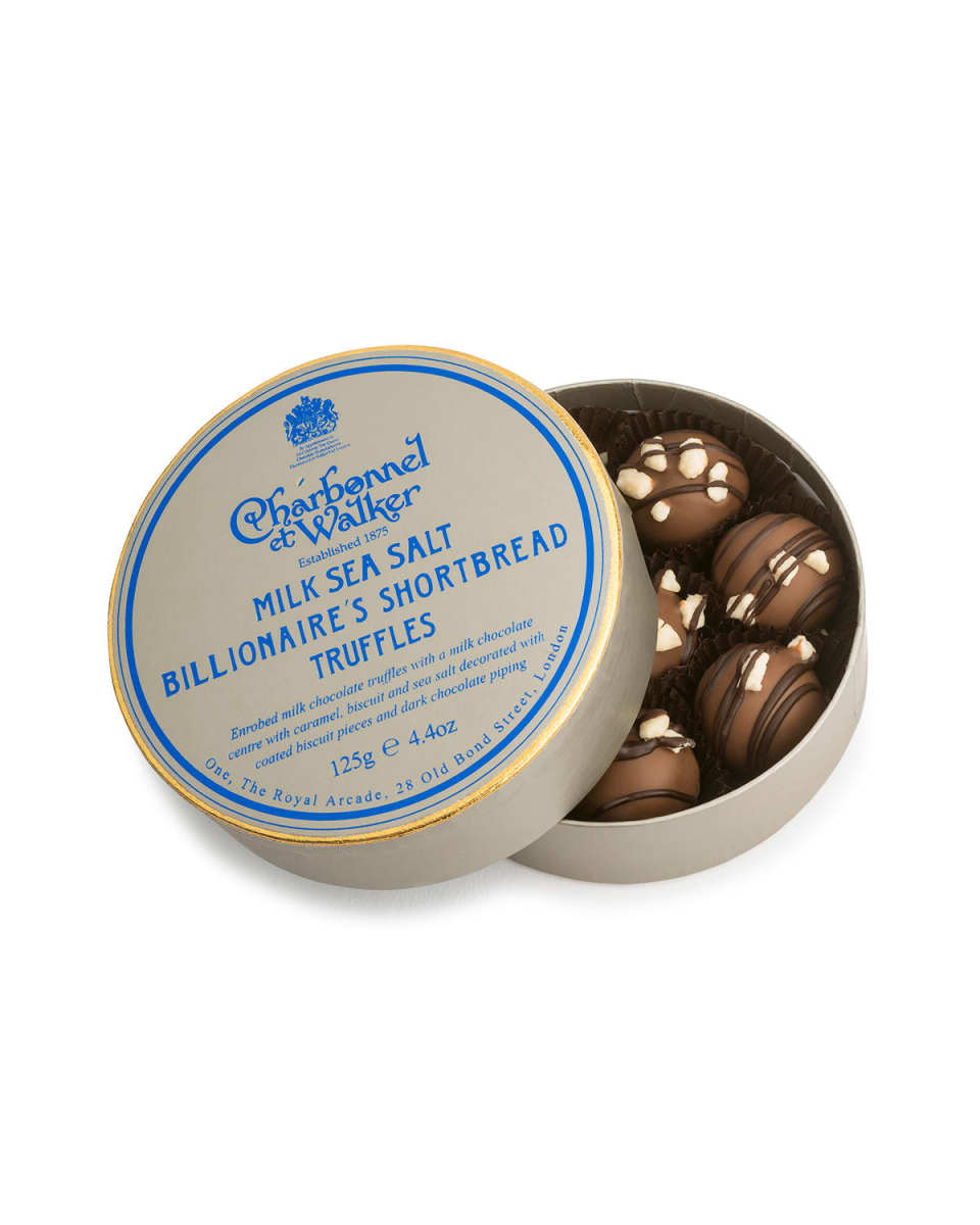 Milk Sea Salt Billionaire's Shortbread Truffles