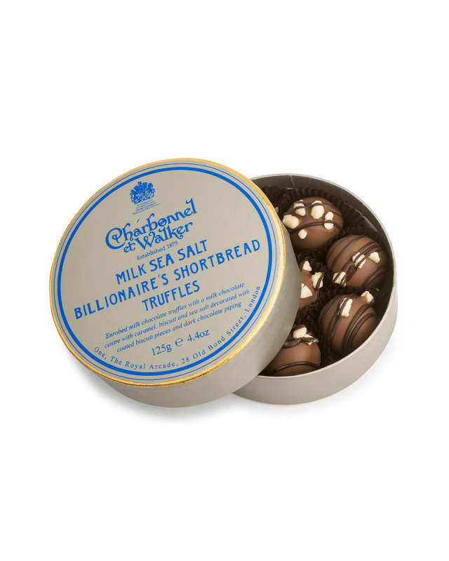 Milk Sea Salt Billionaire's Shortbread Truffles