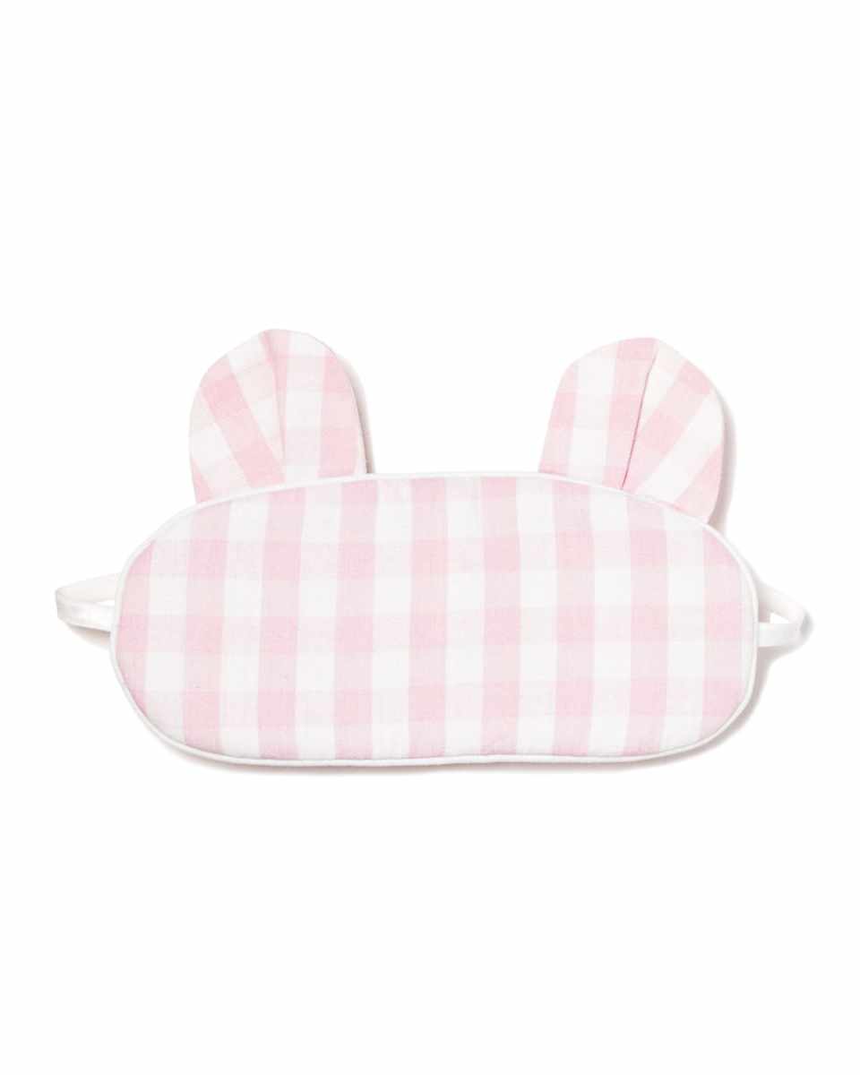 Kids' Bear-y Sweet Gingham Eye Mask