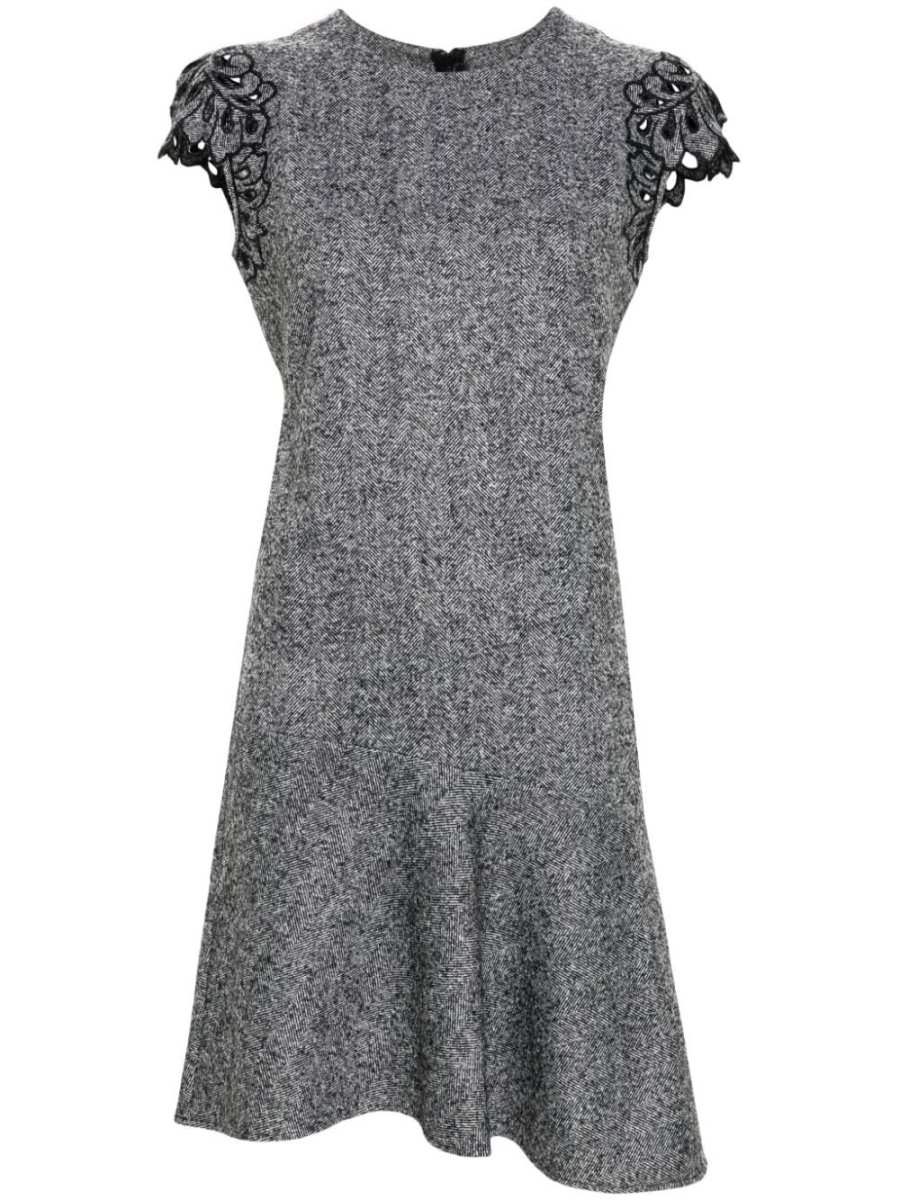herringbone mini dress