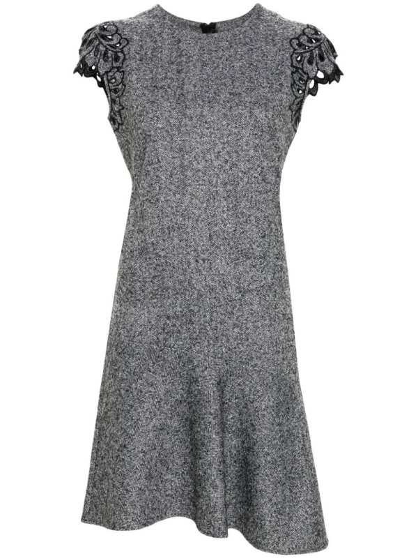 herringbone mini dress