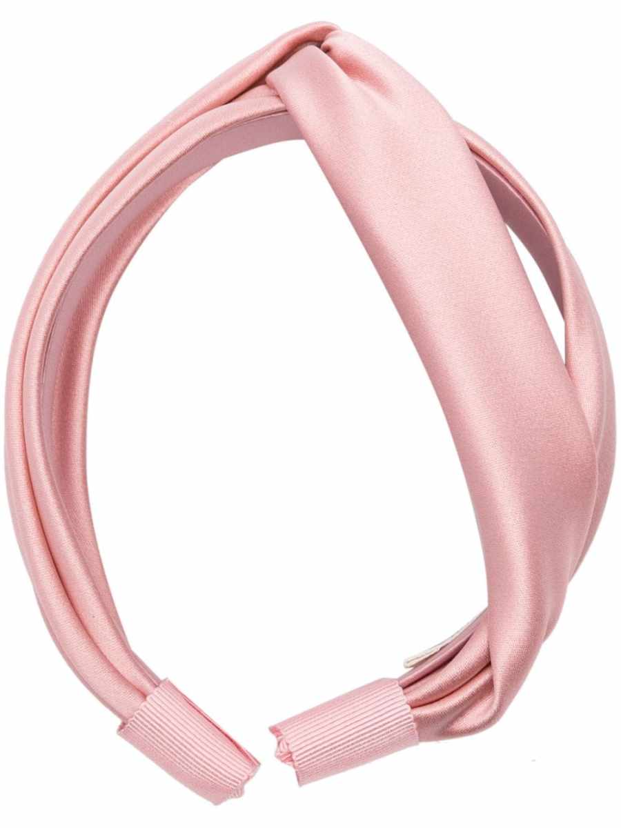 knotted satin head band