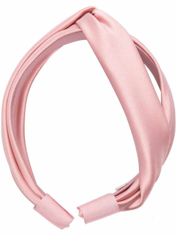knotted satin head band