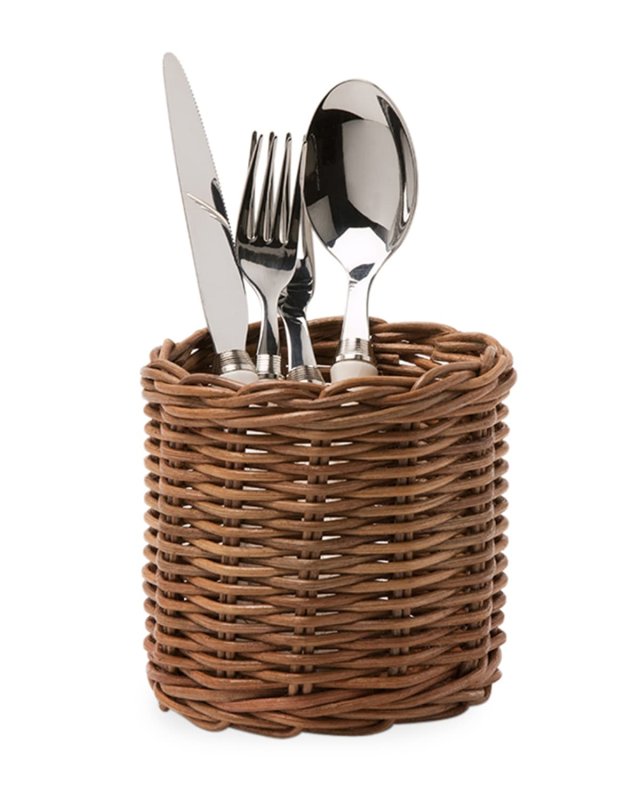 Sag Rattan Utensil Holder