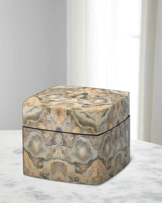 Ink Blot Curved Box