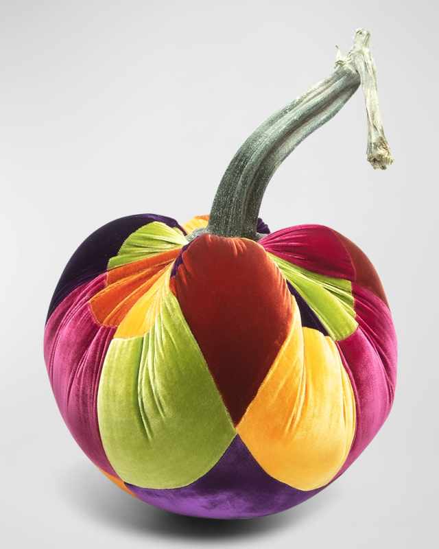 Patchwork Halloween Pumpkin