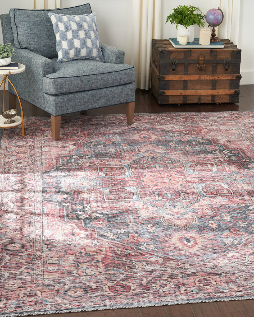 Lalie Washable Rug, 4' x 6'
