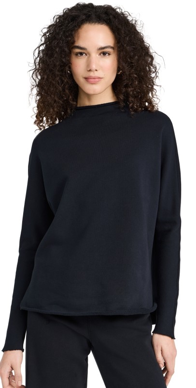 Frank & Eileen Effie Long Sleeve Funnel Neck Capelet British Royal Navy