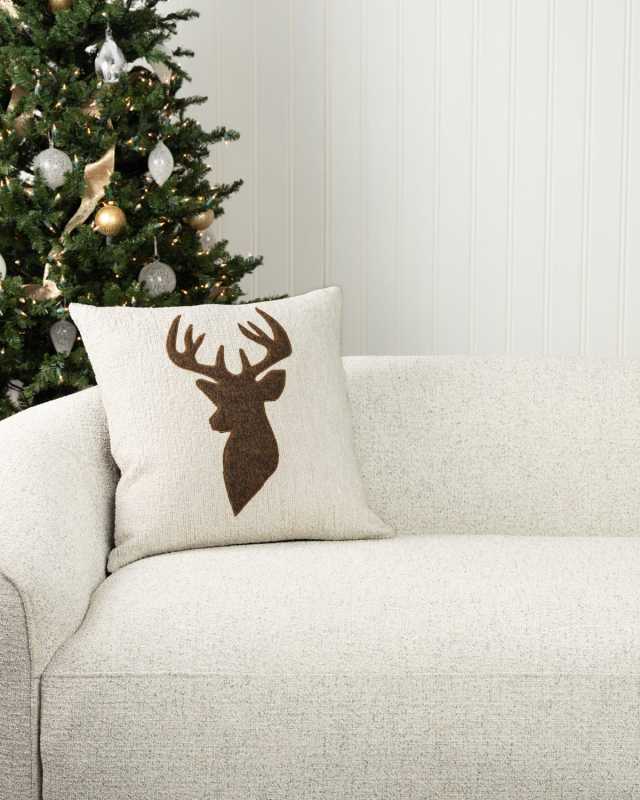 Dasher Indoor/Outdoor Decorative Pillow, 20" Square