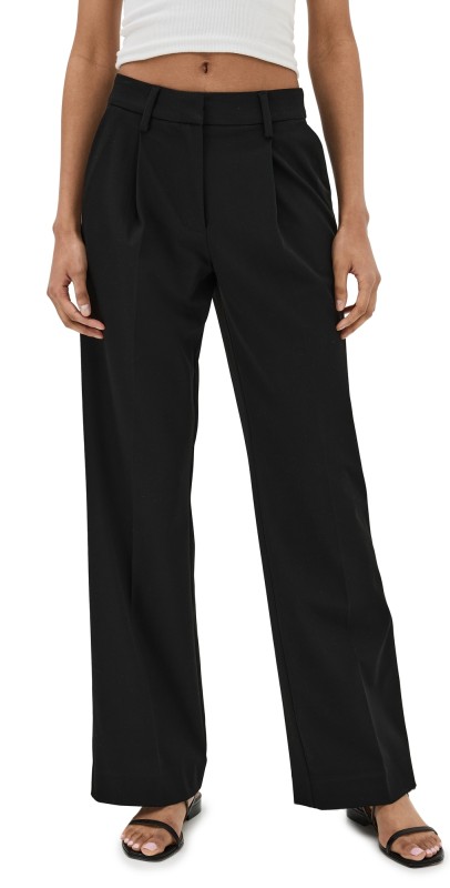 Reformation Alex Pants Black