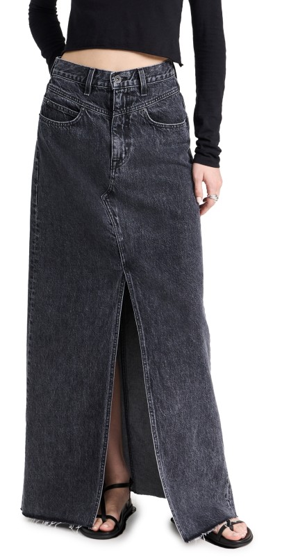 SLVRLAKE Dallas Double Yoke Maxi Skirt Last Stand Last Stand
