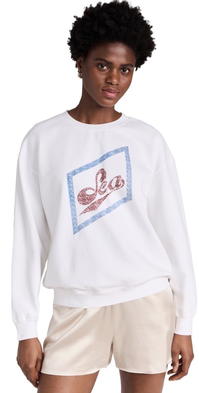 Sea Sea Graphic Sweatshirt Navy