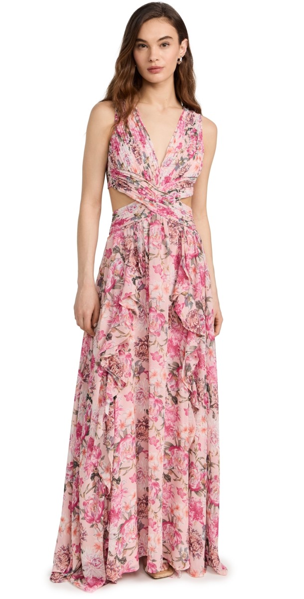 ASTR the Label Noya Dress Peony Pink