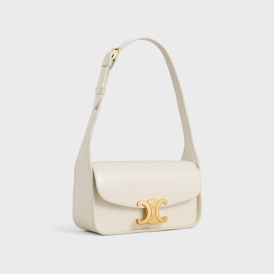 CELINE SHOULDER BAG TERENCE IN PATENT CALFSKIN