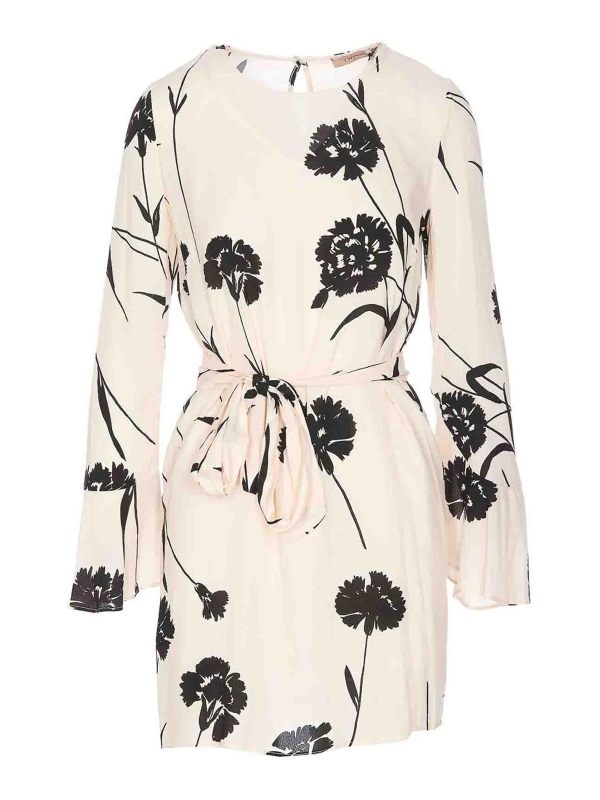 Twinset Robe Courte - Blanc