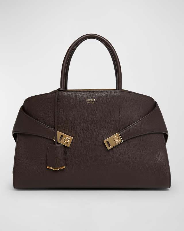 Mini Hug Leather Top-Handle Bag