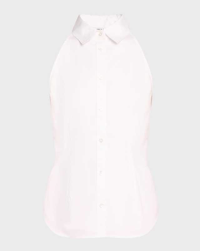 Harper Sleeveless Button-Front Top