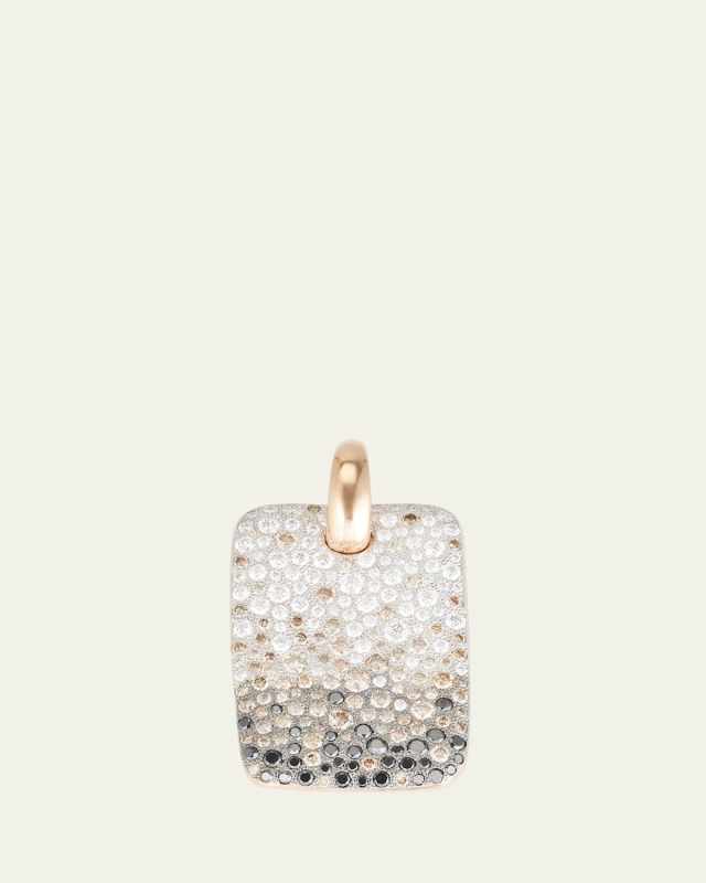 18K Rose Gold Sabbia Pendant with Diamonds