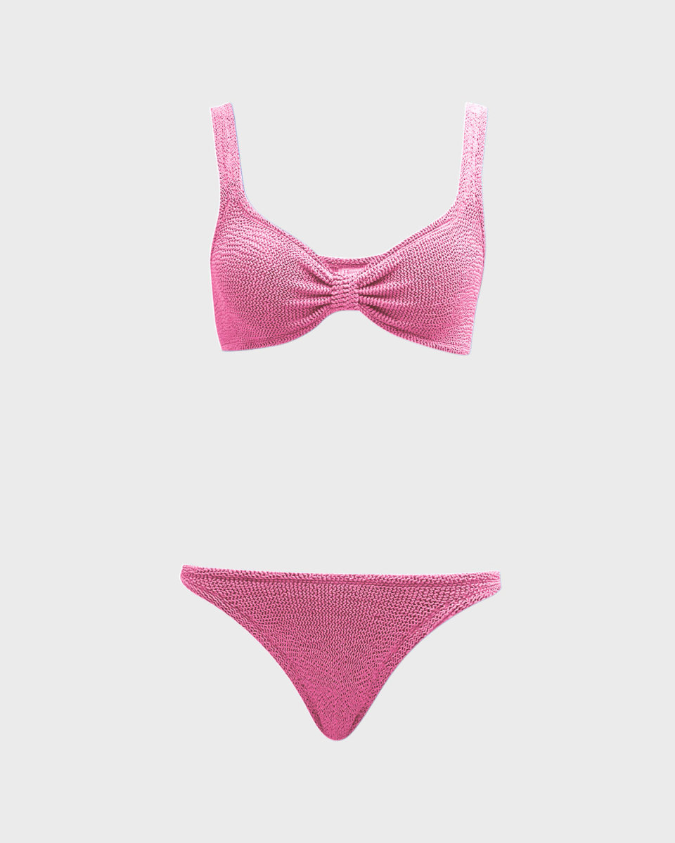 Crinkled Two-Piece Swimsuit