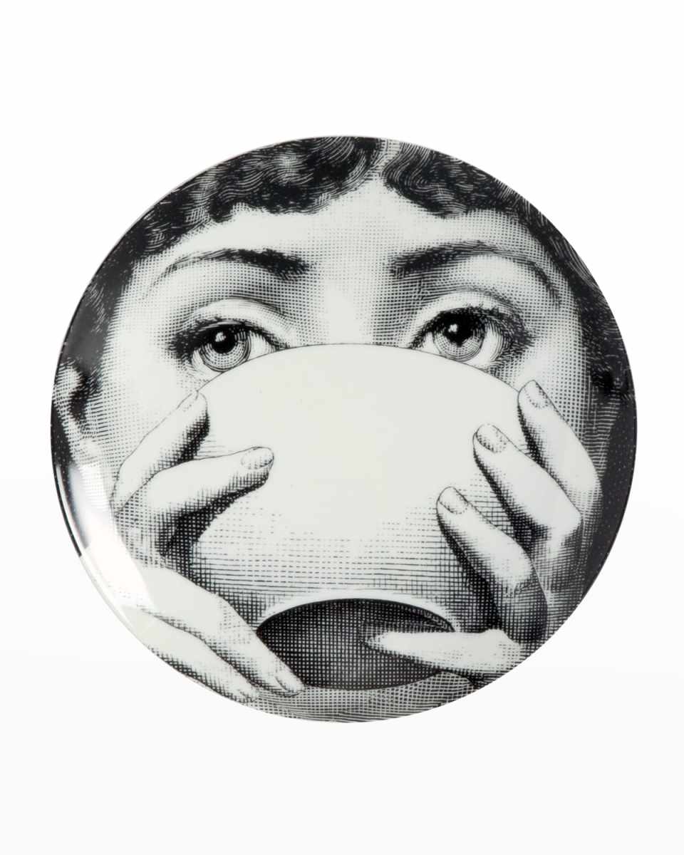 Tema E Variazioni N. 191 Drinking Tea Wall Plate