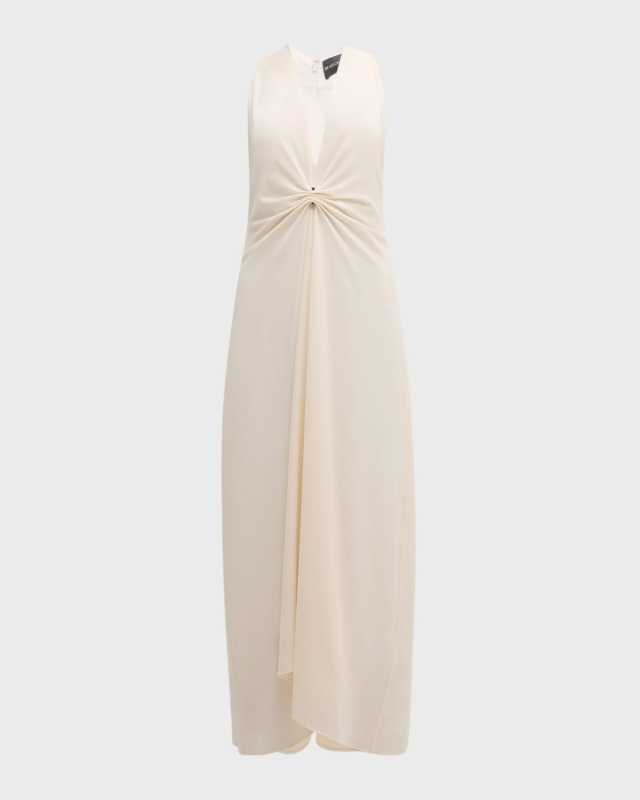 The Banks Deep-V Maxi Dress