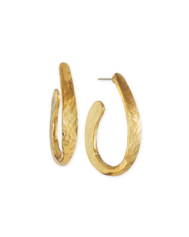 Textured Hoop Earrings