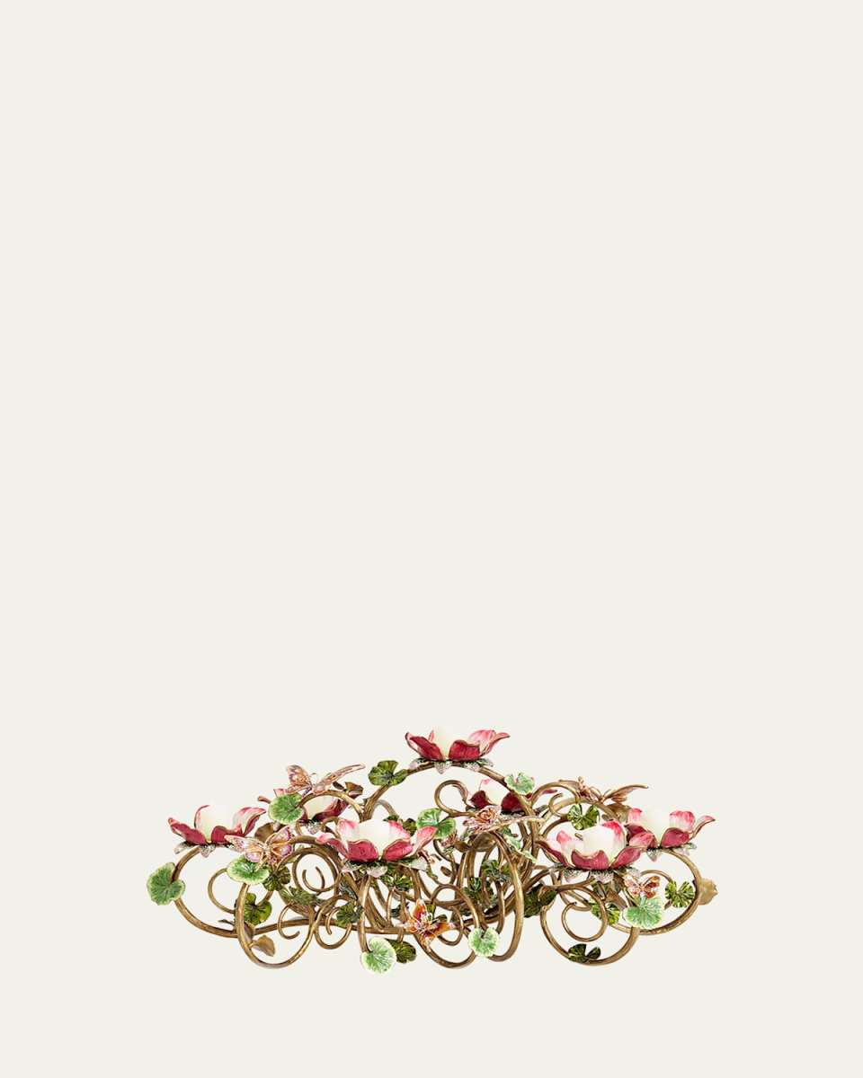 Floral & Butterfly Candelabra