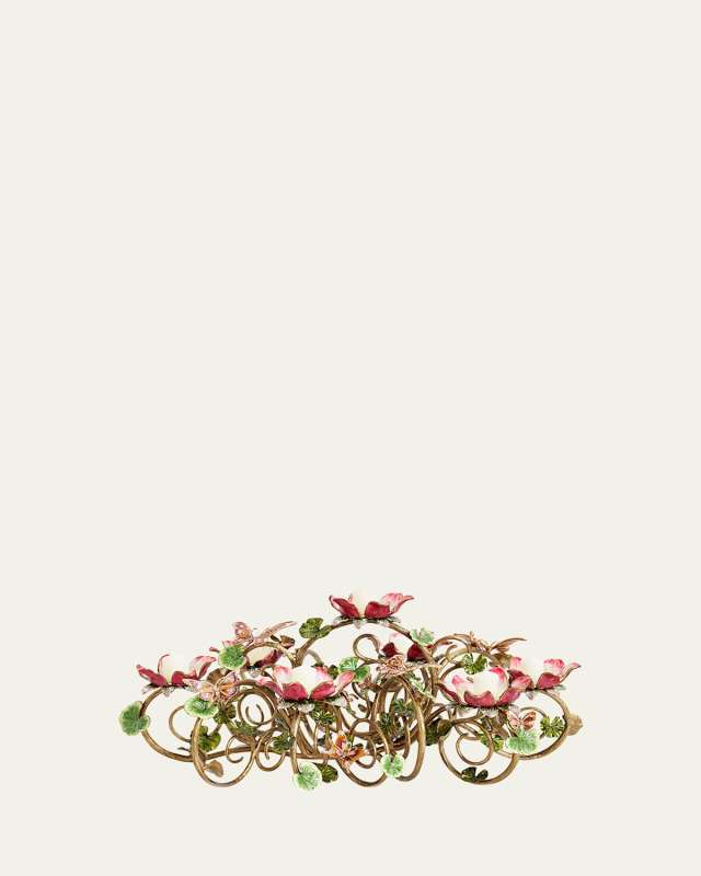 Floral & Butterfly Candelabra