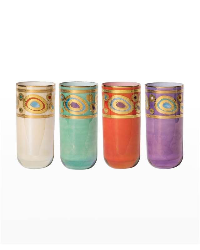 Regalia Assorted High Ball Glasses, Set of 4