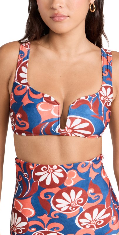 La Double J Barbarella Bikini Top Moonflower