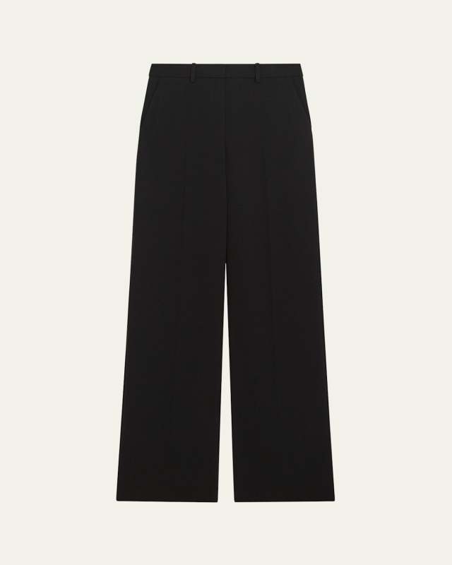 Admiral Crepe Relaxed Straight-Leg Pants