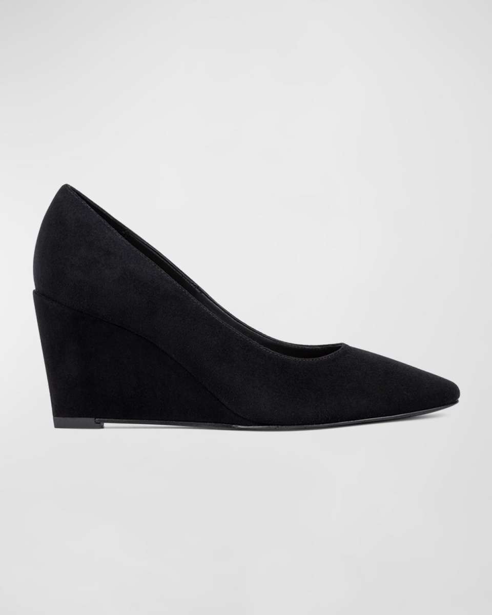 Posie Suede Wedge Pumps