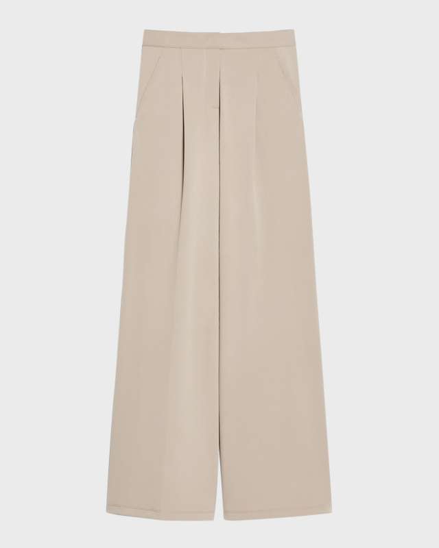 Bonn Pleated Wide-Leg Pants