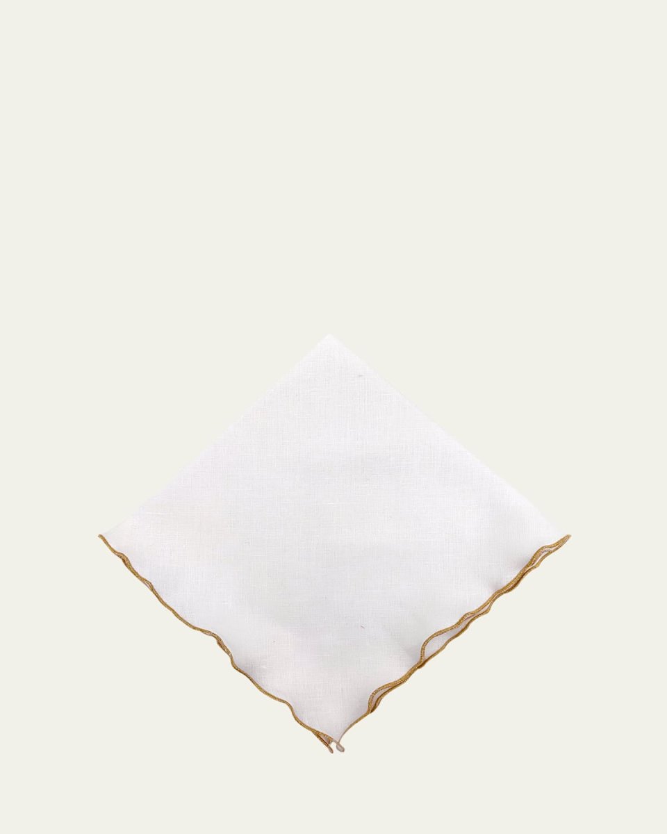 Golden Lettuce Edge Napkin