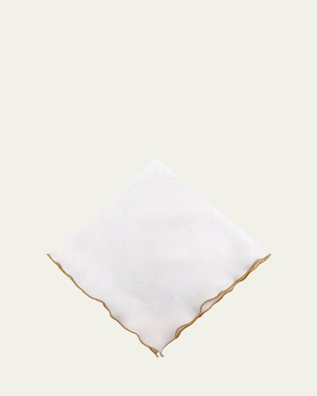 Golden Lettuce Edge Napkin