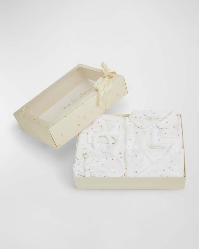 Kid's Star & Crown Gift Set, Size Newborn-6M