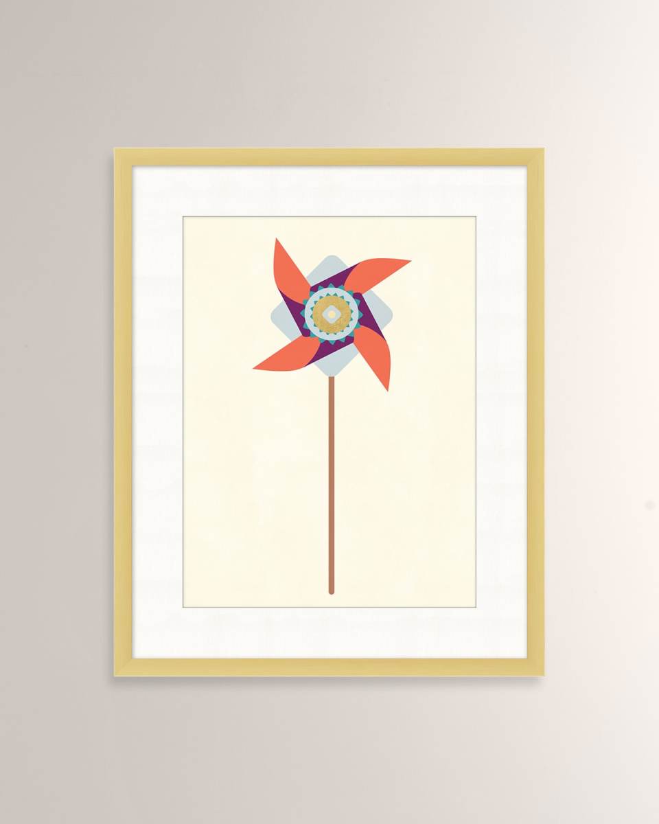 "Golden Twirl 1" Giclee Print